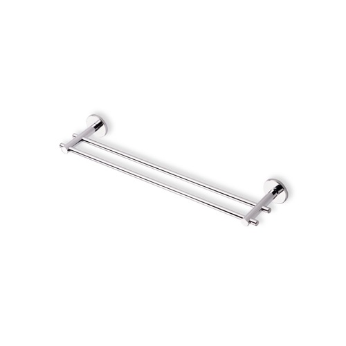 Double Towel Bar, StilHaus VE45.2, 18 Inch Double Towel Bar Made in Brass VE45.2